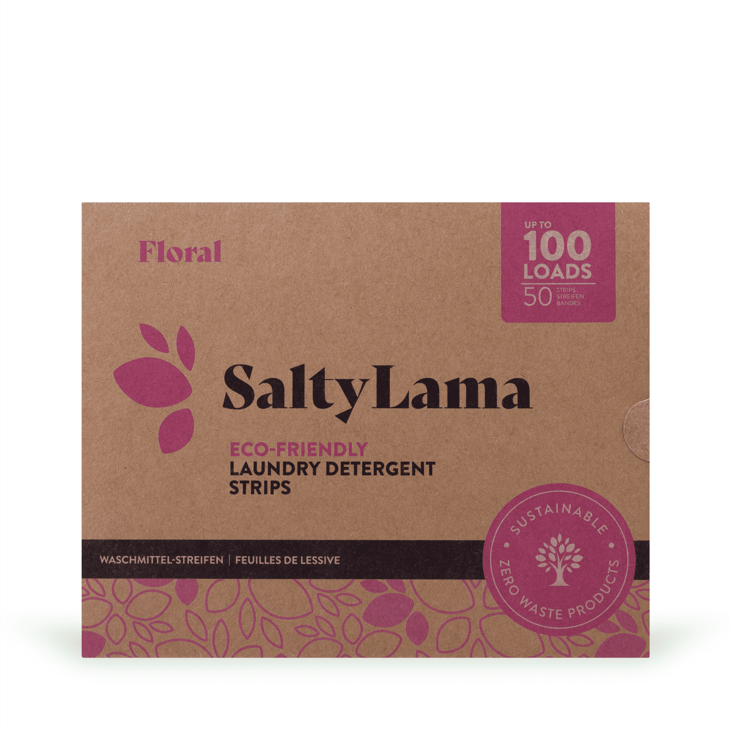 Eco Friendly Ultra-Concentrated Laundry Detergent Strips-Up to 100 Loads