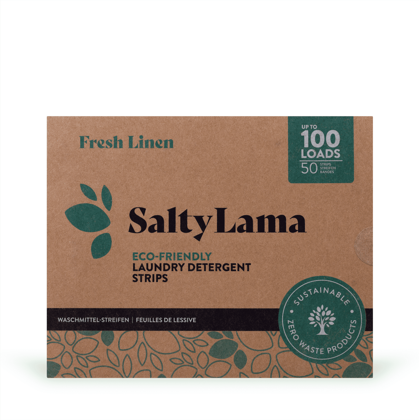 Bandes de détergent à lessive ultra concentrées écologiques - Jusqu'à 100 brassées