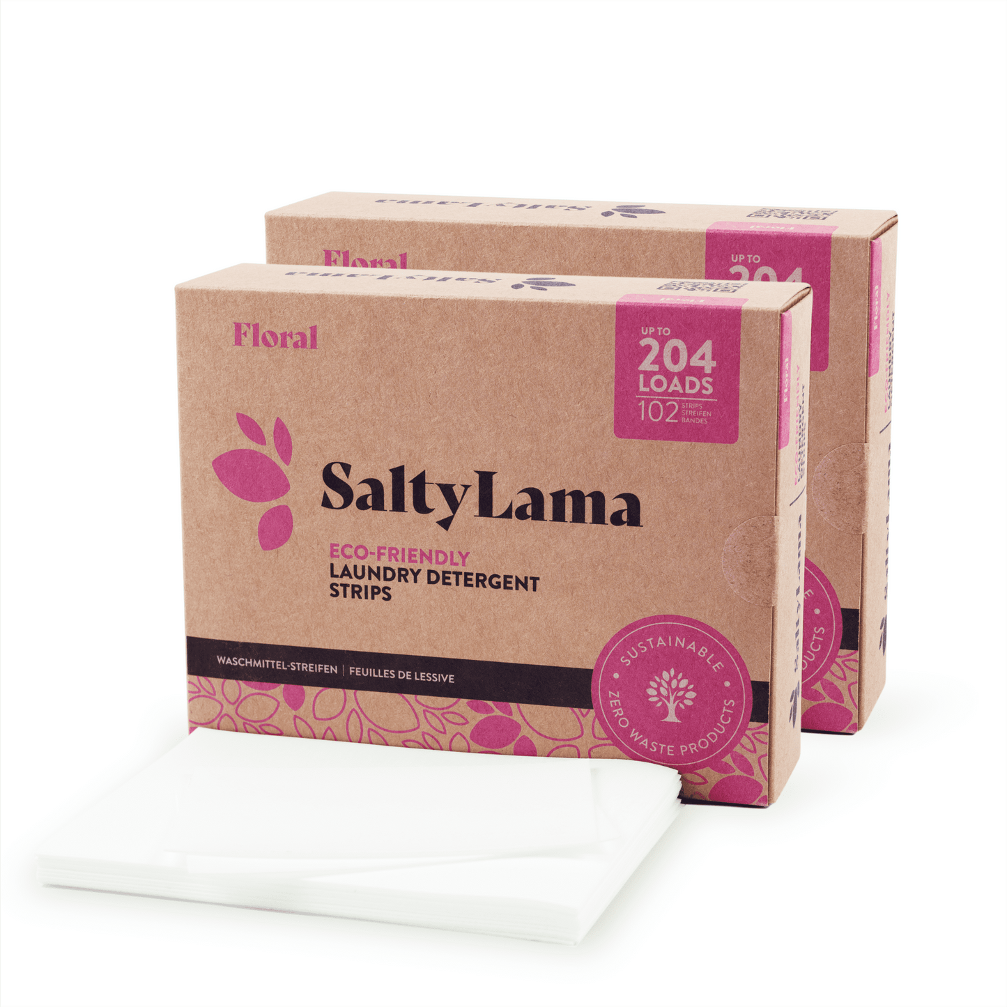Produkte Eco Waschmittelstreifen - 102 Streifen Multipack - 2er Pack - Bis zu 408 Waschladungen
