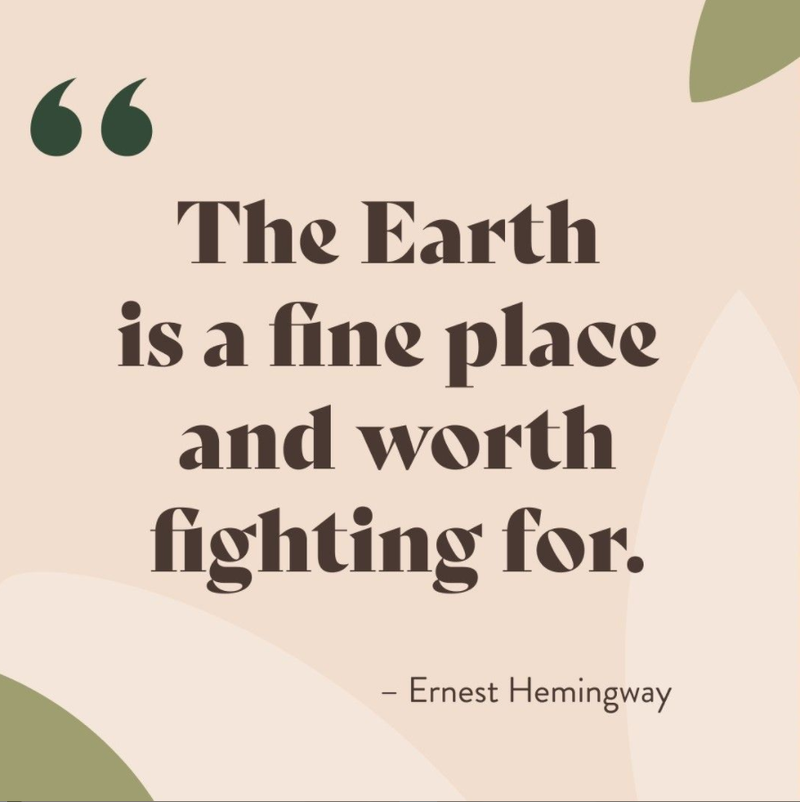 Earth is a fine place and worth fighting for!